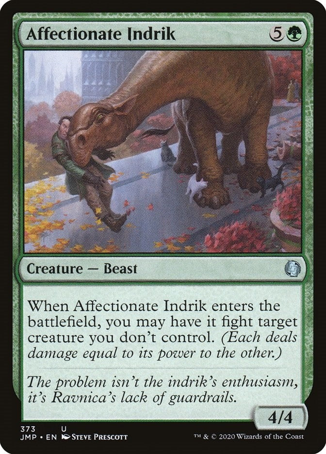 Image for Affectionate Indrik (373) (Jumpstart) (JMP) - Magic: The Gathering