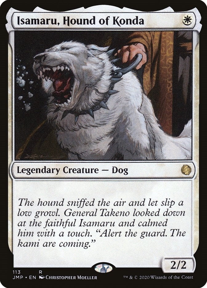 Image for Isamaru, Hound of Konda (113) (Jumpstart) (JMP) - Magic: The Gathering