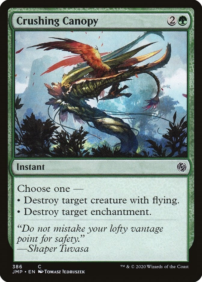 Image for Crushing Canopy (386) (Jumpstart) (JMP) - Magic: The Gathering