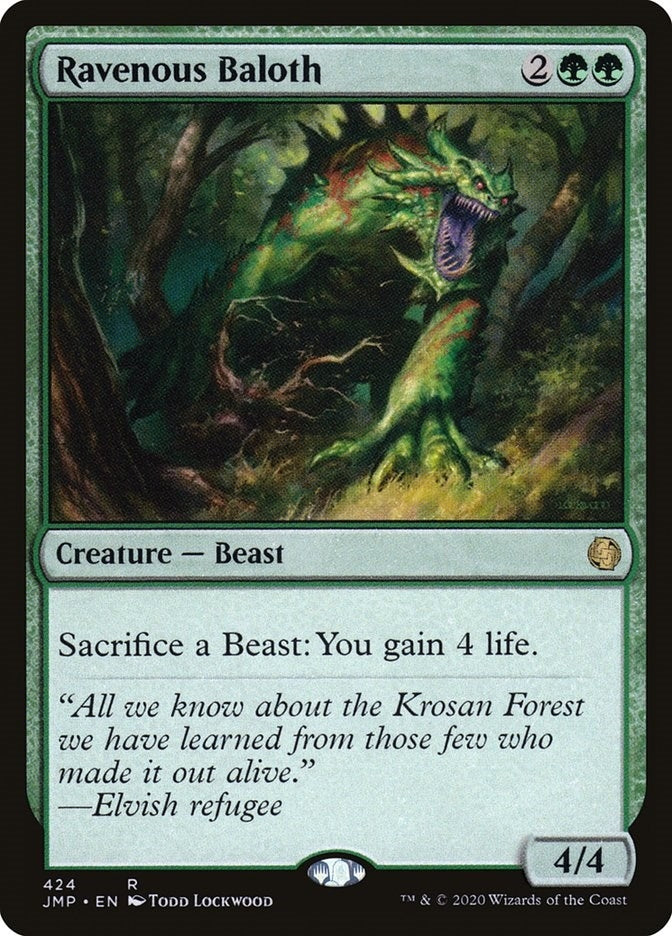 Image for Ravenous Baloth (424) (Jumpstart) (JMP) - Magic: The Gathering