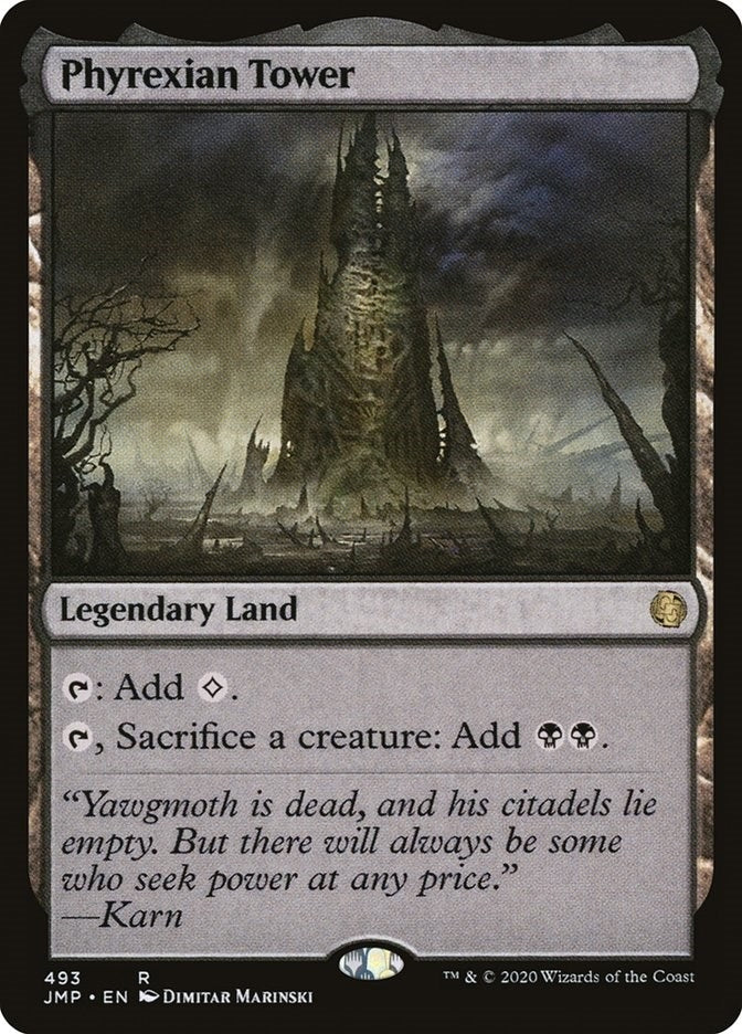 Image for Phyrexian Tower (493) (Jumpstart) (JMP) - Magic: The Gathering