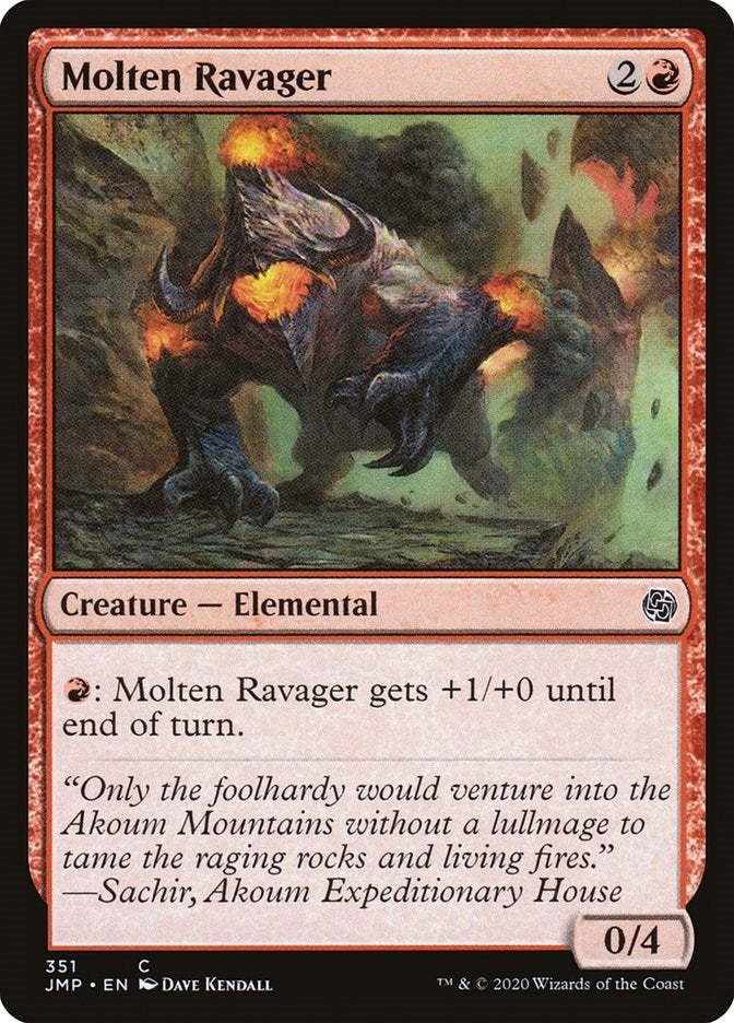 Image for Molten Ravager (351) (Jumpstart) (JMP) - Magic: The Gathering