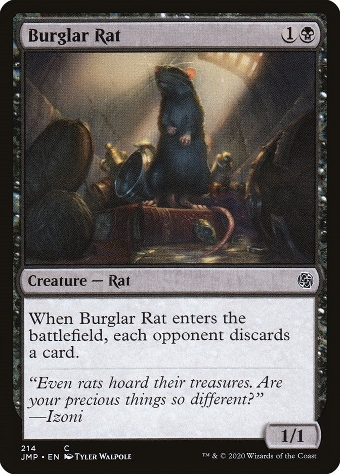 Image for Burglar Rat (214) (Jumpstart) (JMP) - Magic: The Gathering