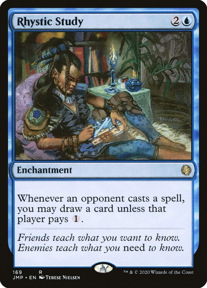 Image for Rhystic Study (169) (Jumpstart) (JMP) - Magic: The Gathering