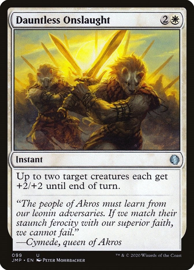Image for Dauntless Onslaught (99) (Jumpstart) (JMP) - Magic: The Gathering