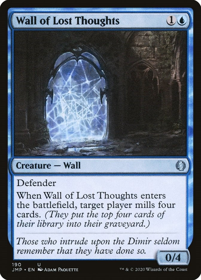 Image for Wall of Lost Thoughts (190) (Jumpstart) (JMP) - Magic: The Gathering