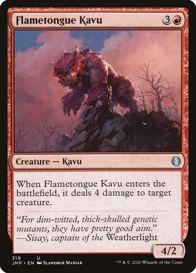 Image for Flametongue Kavu (319) (Jumpstart) (JMP) - Magic: The Gathering