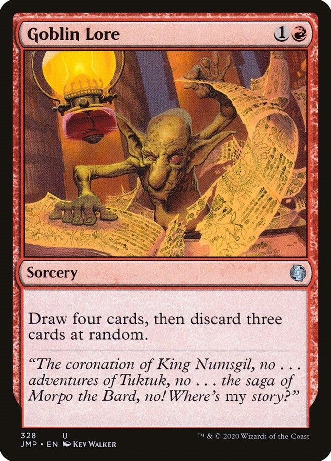 Image for Goblin Lore (328) (Jumpstart) (JMP) - Magic: The Gathering
