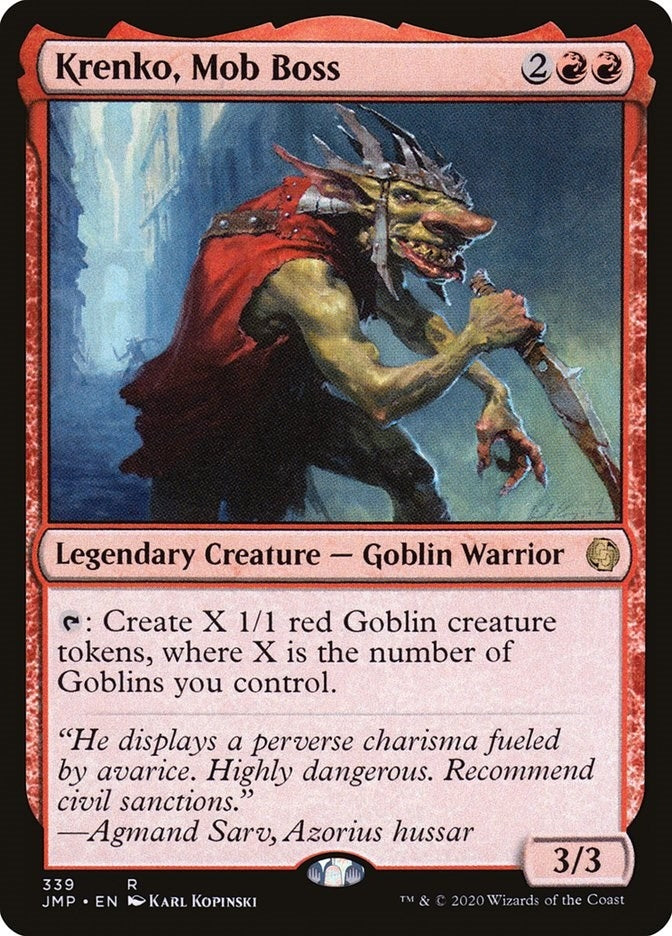 Image for Krenko, Mob Boss (339) (Jumpstart) (JMP) - Magic: The Gathering