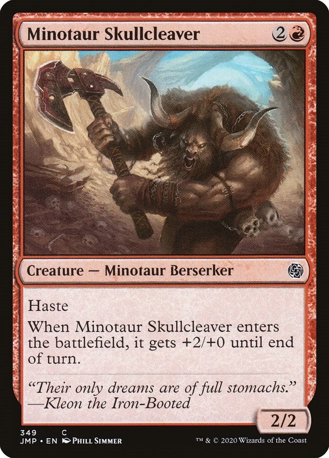 Image for Minotaur Skullcleaver (349) (Jumpstart) (JMP) - Magic: The Gathering
