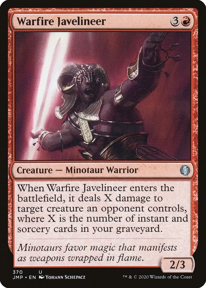 Image for Warfire Javelineer (370) (Jumpstart) (JMP) - Magic: The Gathering