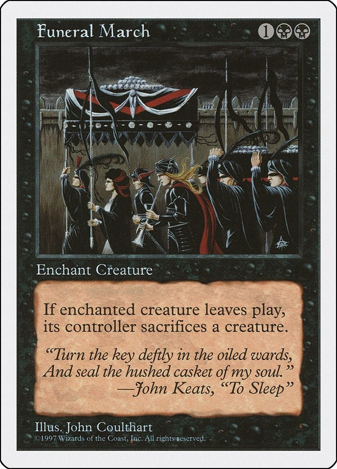 Image for Funeral March (Fifth Edition) (5ED) - Magic: The Gathering