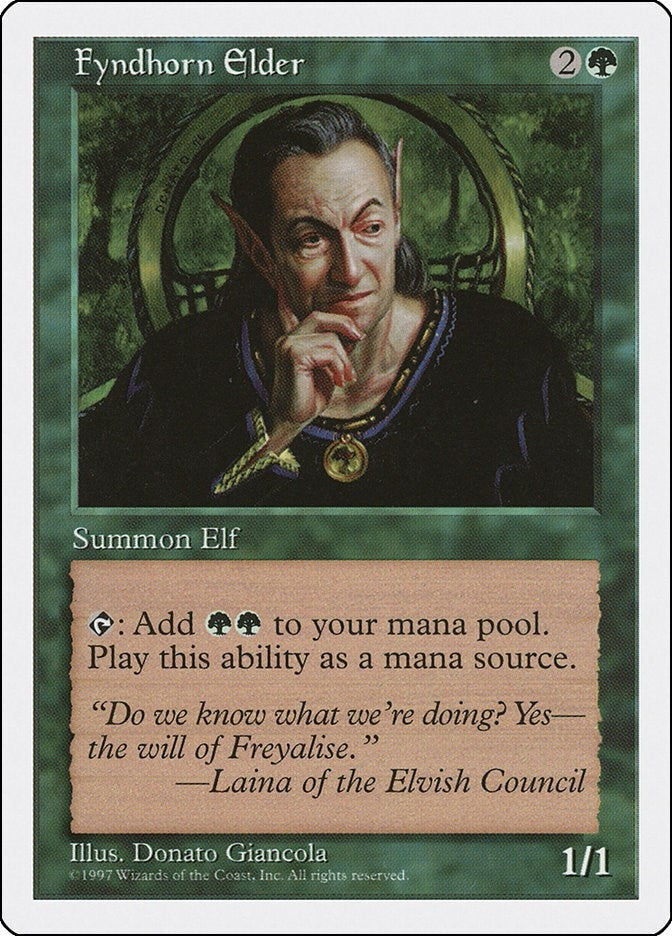 Image for Fyndhorn Elder (Fifth Edition) (5ED) - Magic: The Gathering