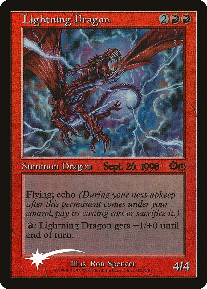 Image for Lightning Dragon (4) (Prerelease Cards) (PRE) - Magic: The Gathering