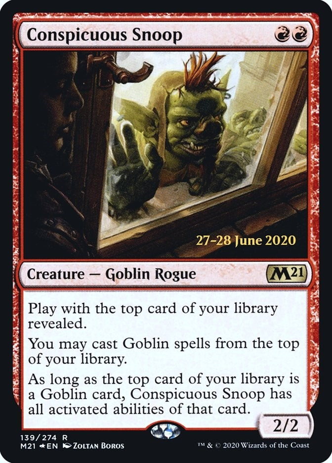 Image for Conspicuous Snoop (139) (Prerelease Cards) (PRE) - Magic: The Gathering