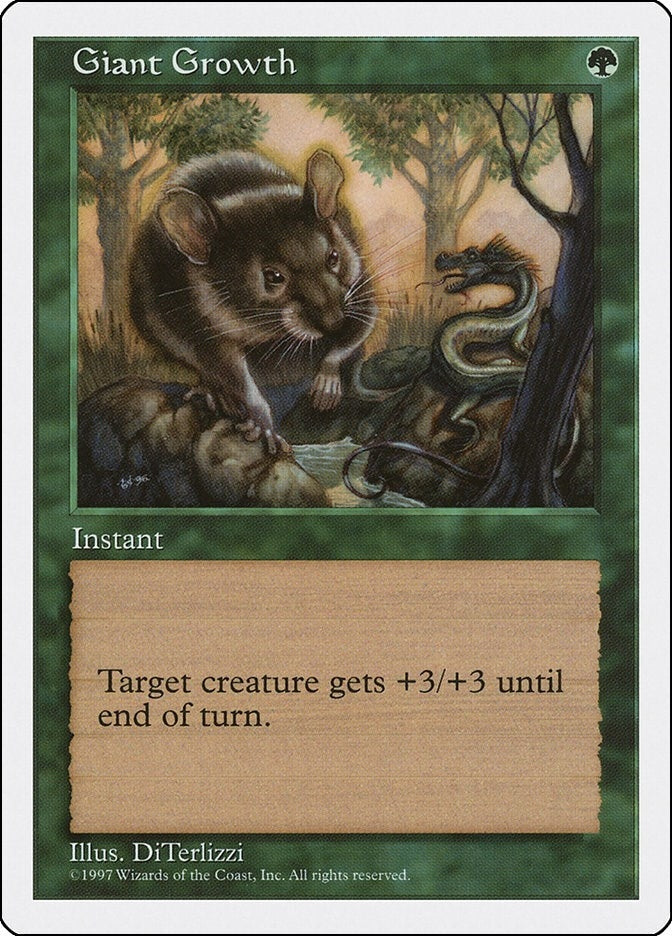 Image for Giant Growth (Fifth Edition) (5ED) - Magic: The Gathering