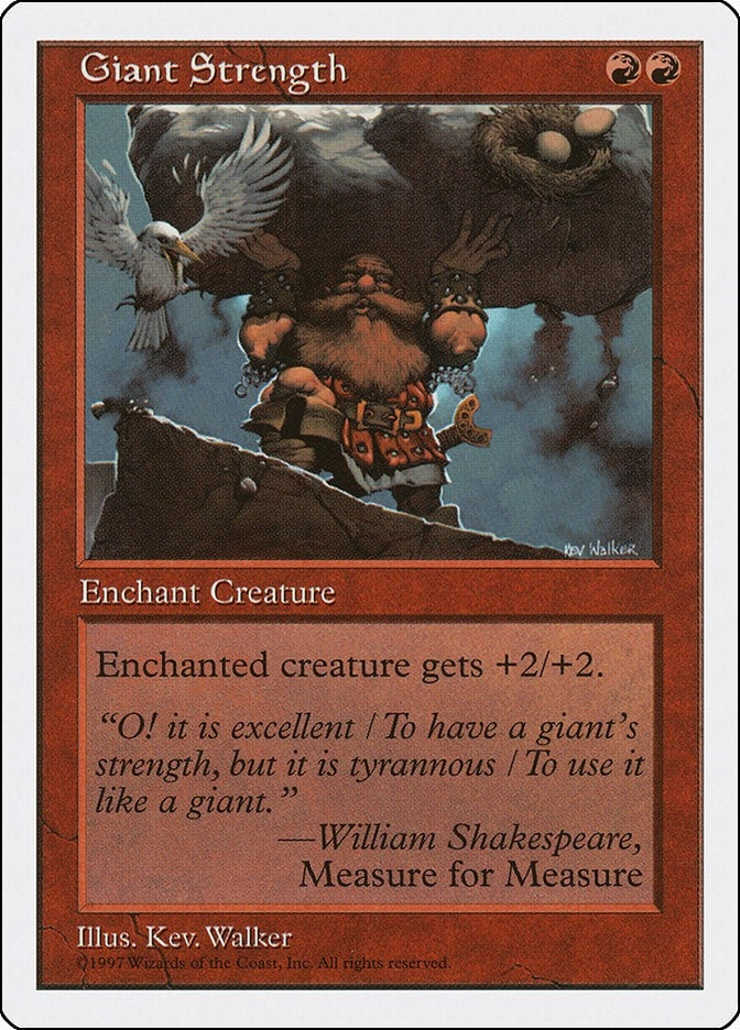 Image for Giant Strength (Fifth Edition) (5ED) - Magic: The Gathering
