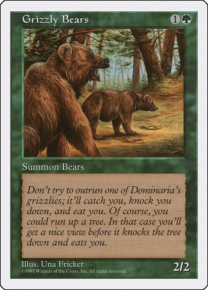 Image for Grizzly Bears (Fifth Edition) (5ED) - Magic: The Gathering