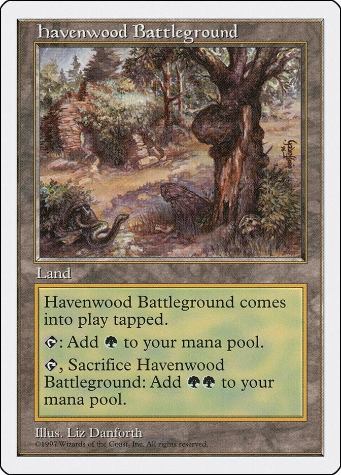 Image for Havenwood Battleground (Fifth Edition) (5ED) - Magic: The Gathering