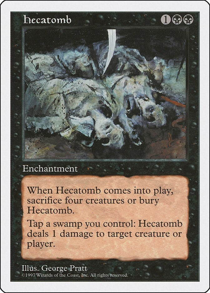 Image for Hecatomb (Fifth Edition) (5ED) - Magic: The Gathering