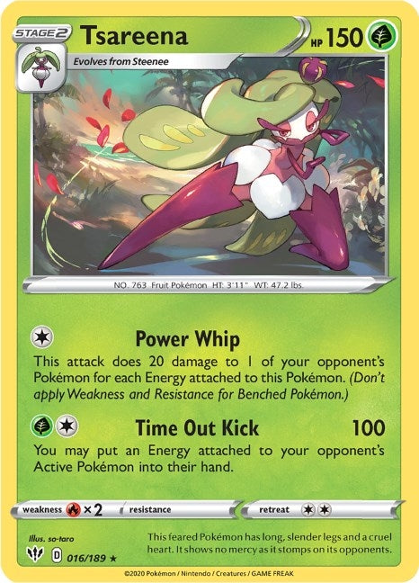 Tsareena (016/189) (SWSH03: Darkness Ablaze)