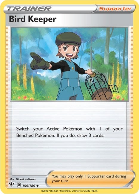 Bird Keeper (159/189) (SWSH03: Darkness Ablaze)