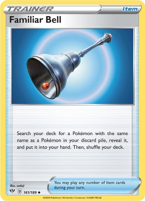 Familiar Bell (161/189) (SWSH03: Darkness Ablaze)