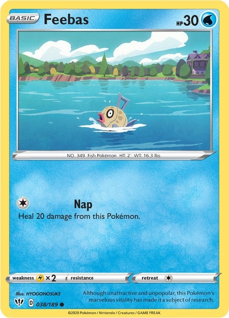 Feebas (038/189) (SWSH03: Darkness Ablaze)