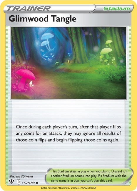 Glimwood Tangle (162/189) (SWSH03: Darkness Ablaze)