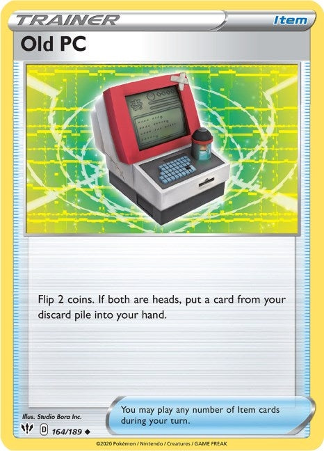 Old PC (164/189) (SWSH03: Darkness Ablaze)