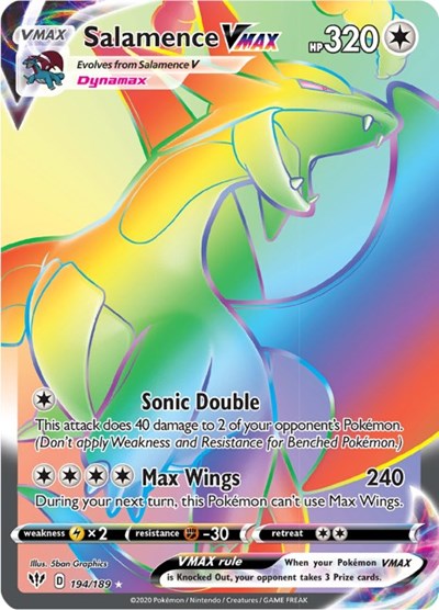 Salamence VMAX (Secret) - 194/189