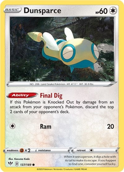 Dunsparce - 137/189