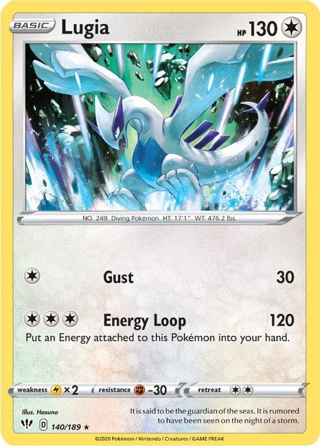 Lugia (140/189) (SWSH03: Darkness Ablaze)