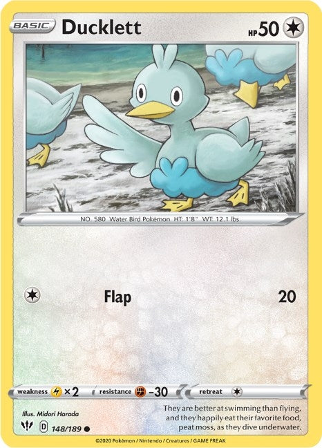 Ducklett (148/189) (SWSH03: Darkness Ablaze)