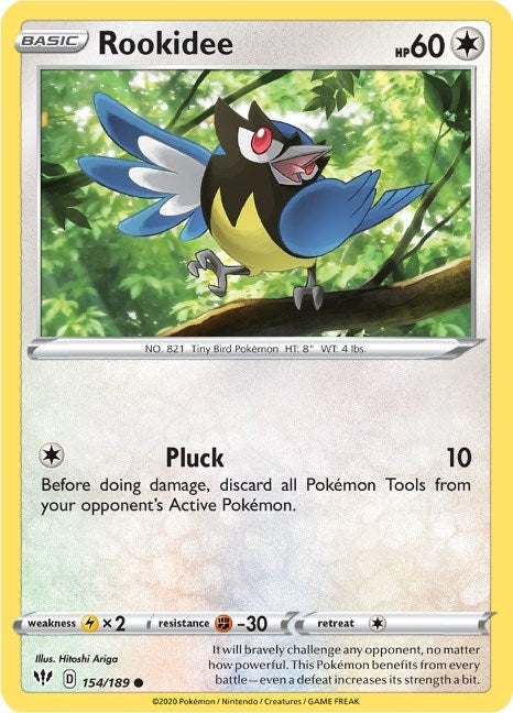 Rookidee (154/189) (SWSH03: Darkness Ablaze)