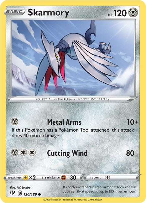 Skarmory (120/189) (SWSH03: Darkness Ablaze)