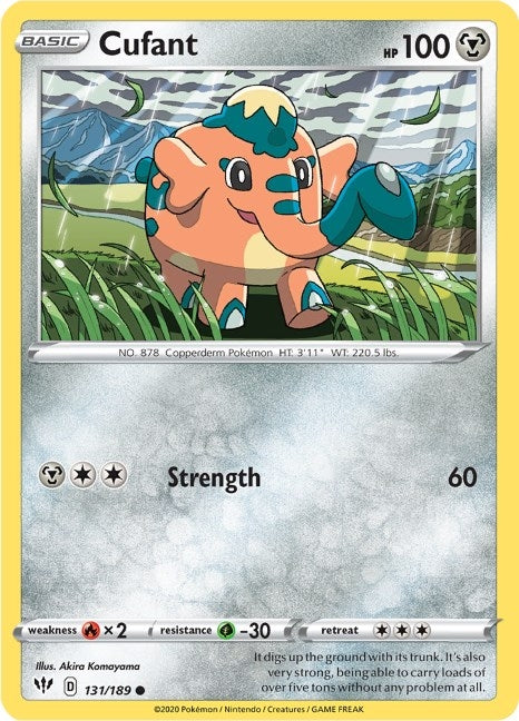Cufant (131/189) (SWSH03: Darkness Ablaze)