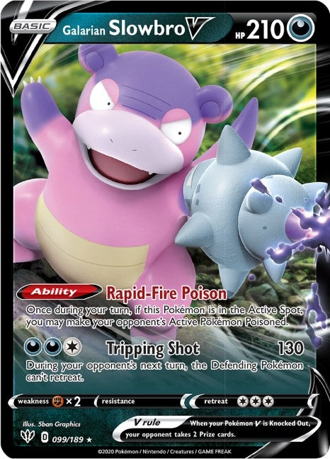 Image for Galarian Slowbro V (099/189) (SWSH03) - Pokemon