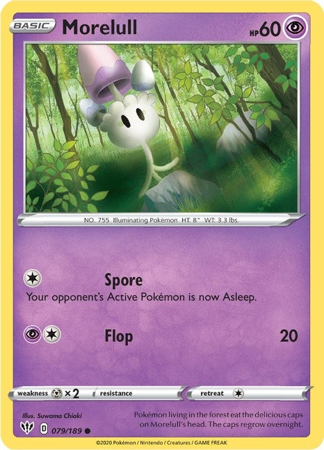 Morelull (079/189) (SWSH03: Darkness Ablaze)