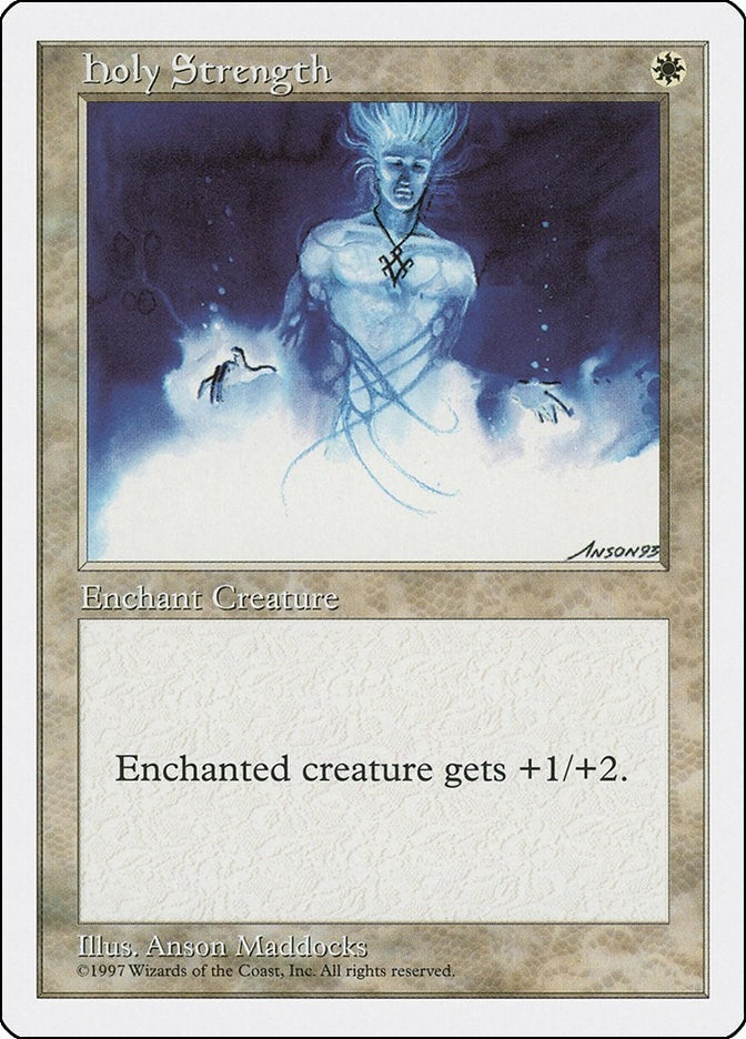 Image for Holy Strength (Fifth Edition) (5ED) - Magic: The Gathering