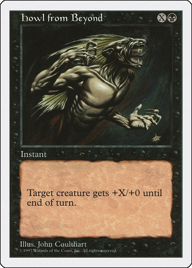 Image for Howl from Beyond (Fifth Edition) (5ED) - Magic: The Gathering