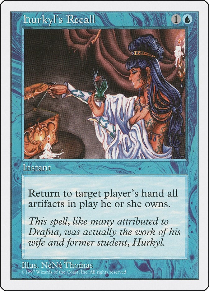 Image for Hurkyl's Recall (Fifth Edition) (5ED) - Magic: The Gathering