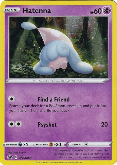 Image for Hatenna - SWSH040 (SWSH040) (SWSH: Sword & Shield Promo Cards) - Pokemon