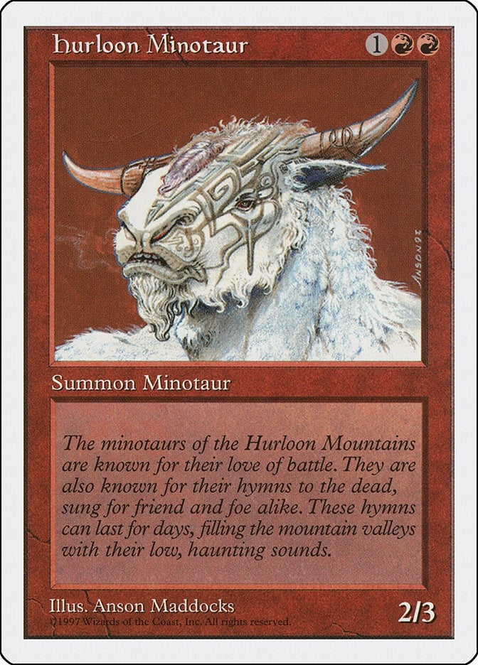Image for Hurloon Minotaur (Fifth Edition) (5ED) - Magic: The Gathering