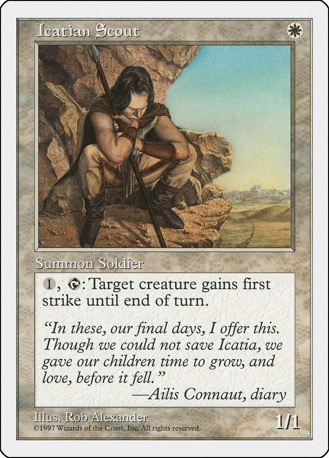 Image for Icatian Scout (Fifth Edition) (5ED) - Magic: The Gathering