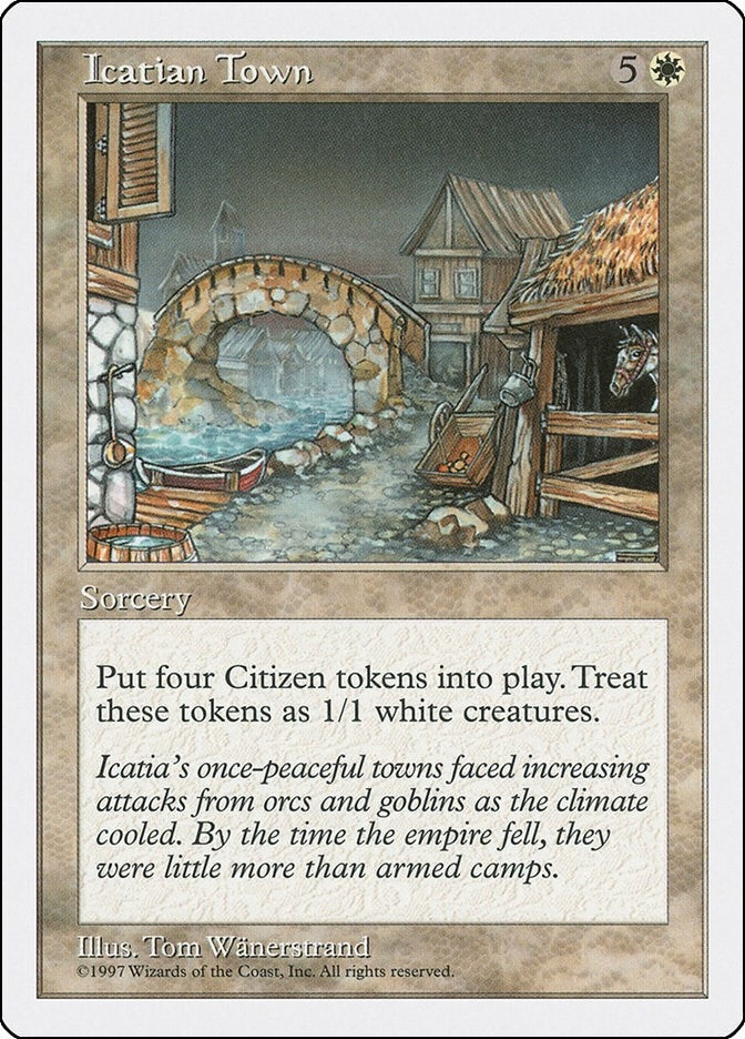 Image for Icatian Town (Fifth Edition) (5ED) - Magic: The Gathering