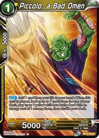 Piccolo, a Bad Omen - BT11-098 - 2nd Edition