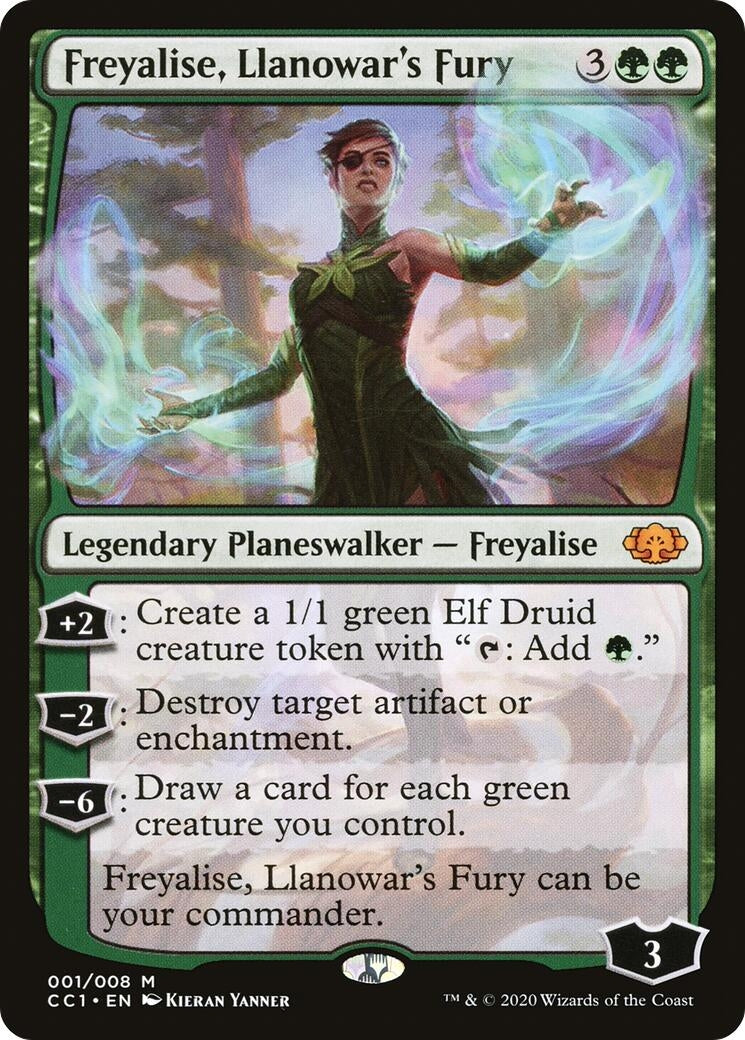 Freyalise, Llanowar's Fury (1) (Commander Collection: Green)