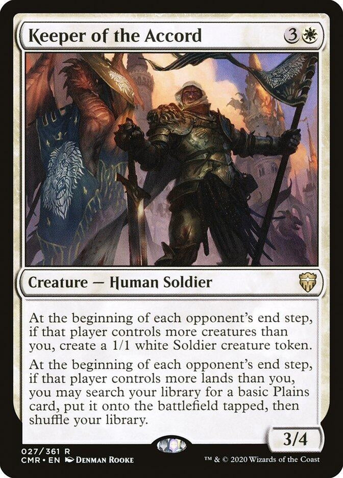 Image for Keeper of the Accord (27) (Commander Legends) (CMR) - Magic: The Gathering