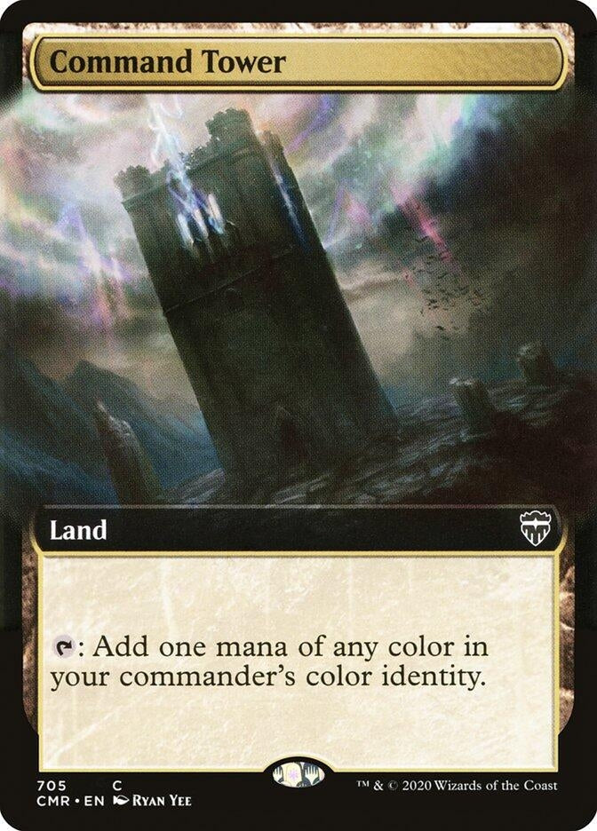Image for Command Tower (Extended Art) (705) (Commander Legends) (CMR) - Magic: The Gathering